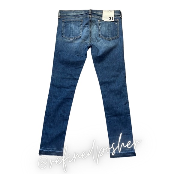 Rag & Bone Capri Distressed Skinny Leg Jeans in Collette size 32 NEW - Picture 3 of 4